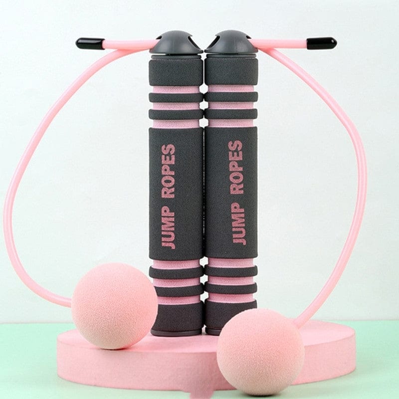 Manufacturers Cordless Skipping, Stainless Steel Double-Bearing Skipping Rope, PVC Non-Rope EVA Sponge Ball Skipping Rope