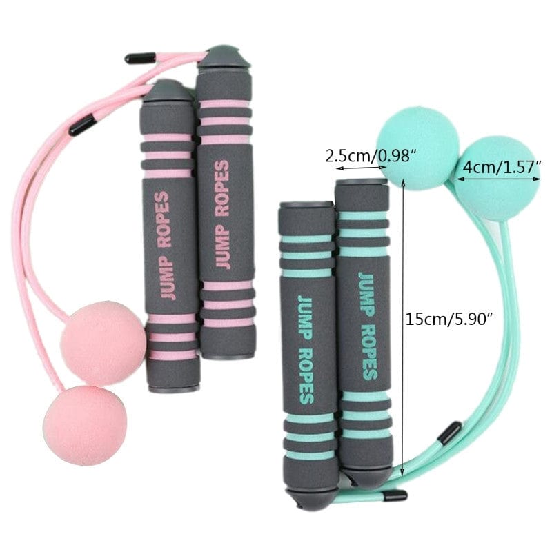 Manufacturers Cordless Skipping, Stainless Steel Double-Bearing Skipping Rope, PVC Non-Rope EVA Sponge Ball Skipping Rope