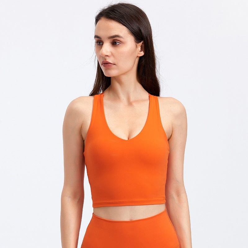 Sexy Yoga Wear With Straps And Chest Pad