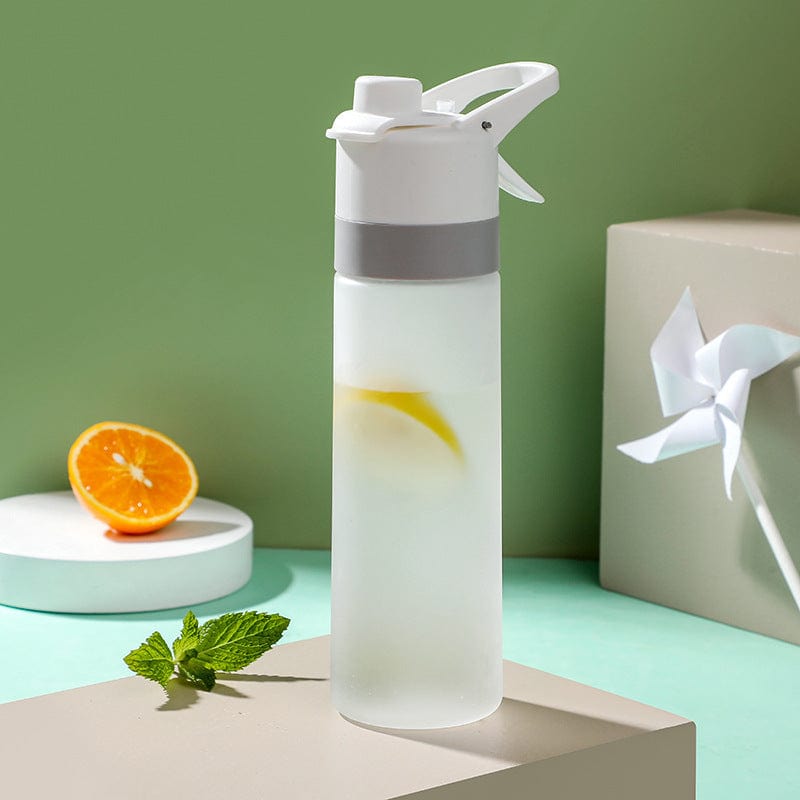 Spray Water Bottle For Outdoor Sport Fitness Water Cup Large Capacity Spray Bottle Drinkware Travel Bottles Kitchen Gadgets Eco-Friendly Large CapacitySpray Water Bottle