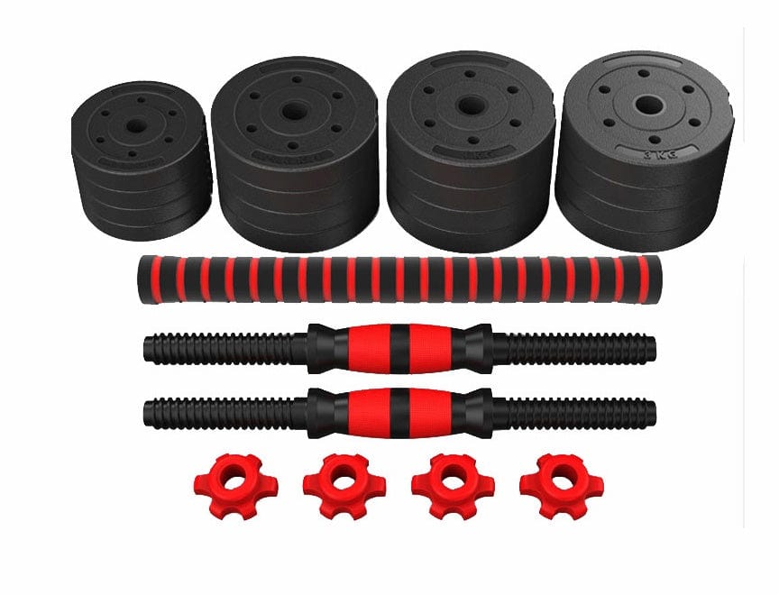 Adjustable And Removable Rubber-coated Cement For Household Fitness Dumbbells