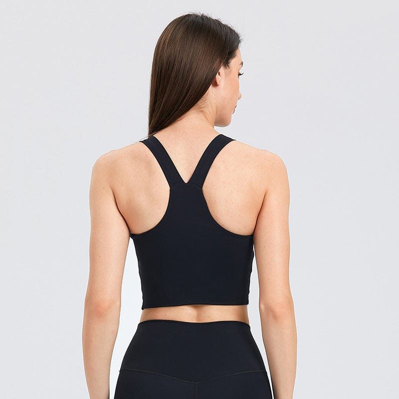 Sexy Yoga Wear With Straps And Chest Pad